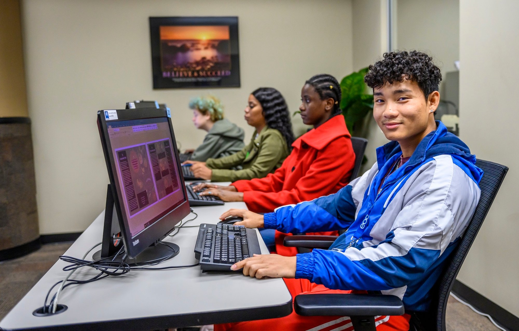 EOC Students in classroom