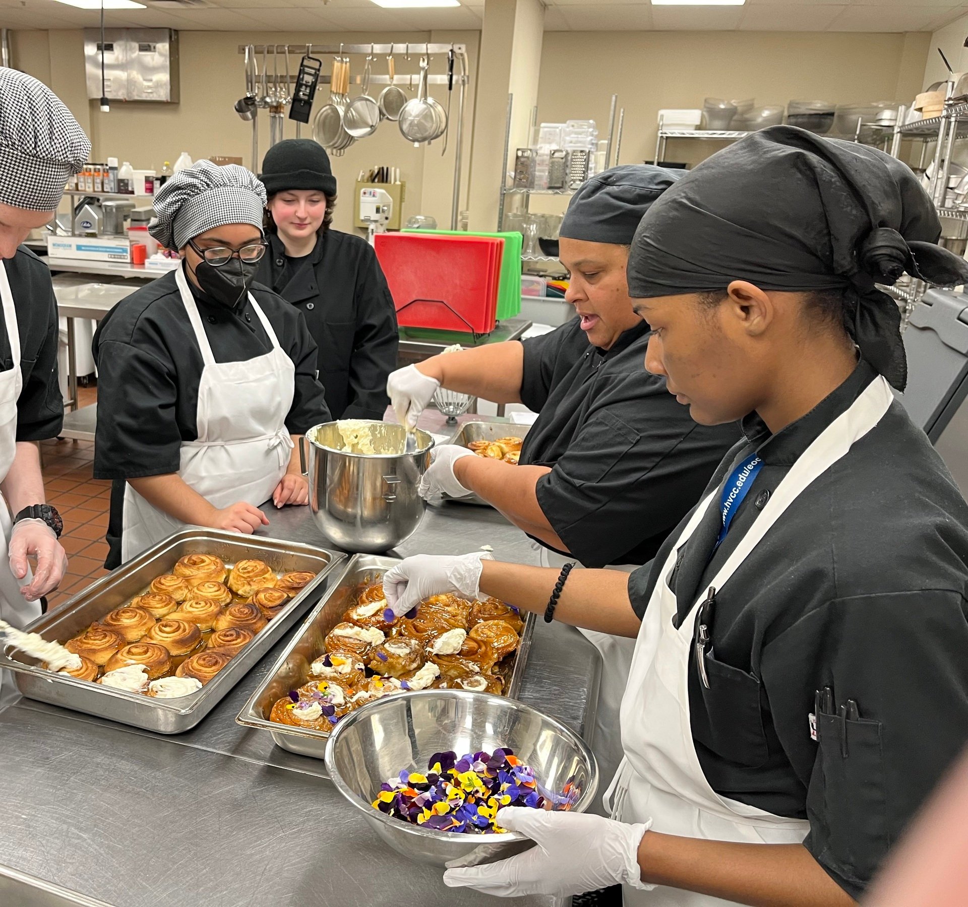 Culinary Kitchen Students